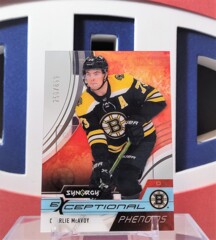 Charlie McAvoy 2021-22 - Exceptional Phenoms  /899 Synergy Upper Deck